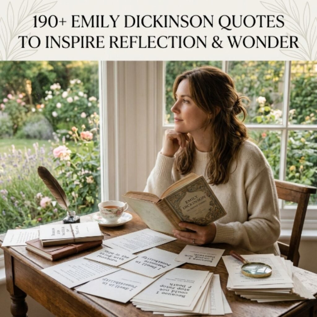 190+ Emily Dickinson Quotes To Inspire Reflection & Wonder 