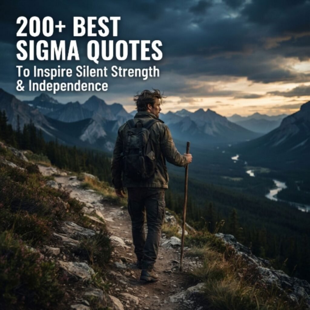200+ Best Sigma Quotes To Inspire Silent Strength & Independence