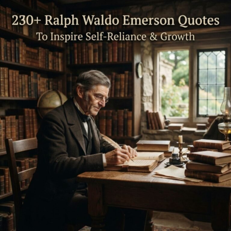 230+ Ralph Waldo Emerson Quotes To Inspire Self-Reliance & Growth