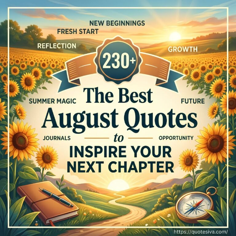August Quotes