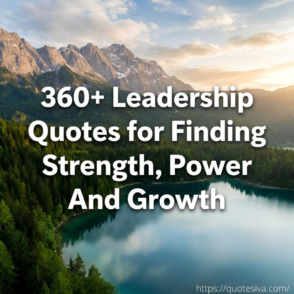 Leadership Quotes