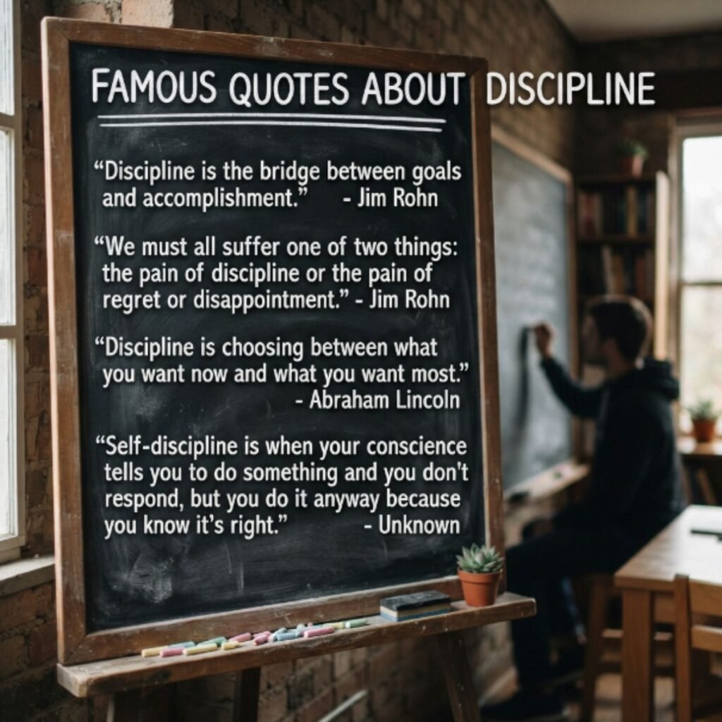 Famous Quotes About Discipline
