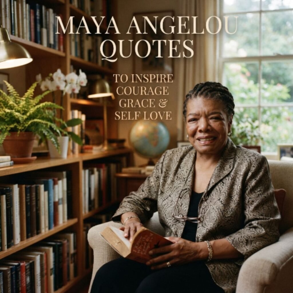 Maya Angelou Quotes To Inspire Courage Grace & Self Love