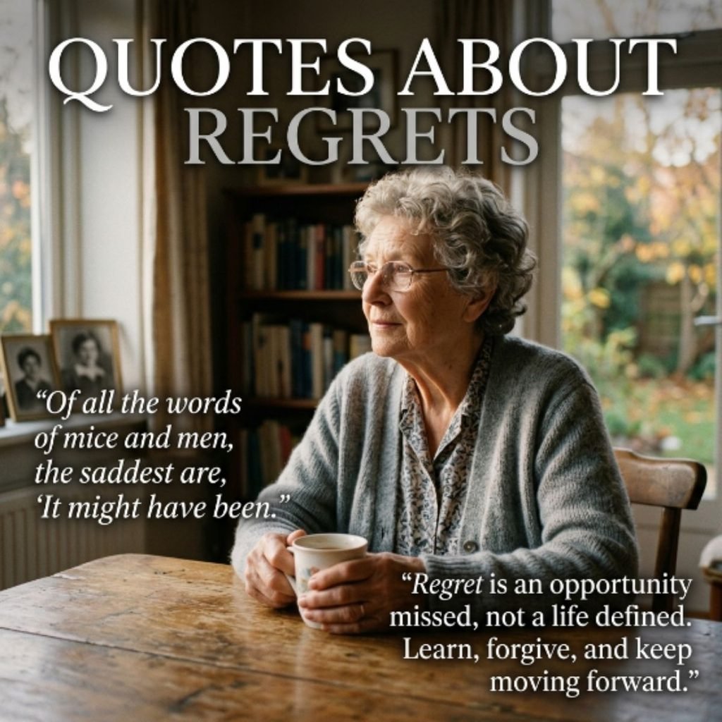 Quotes about Regrets