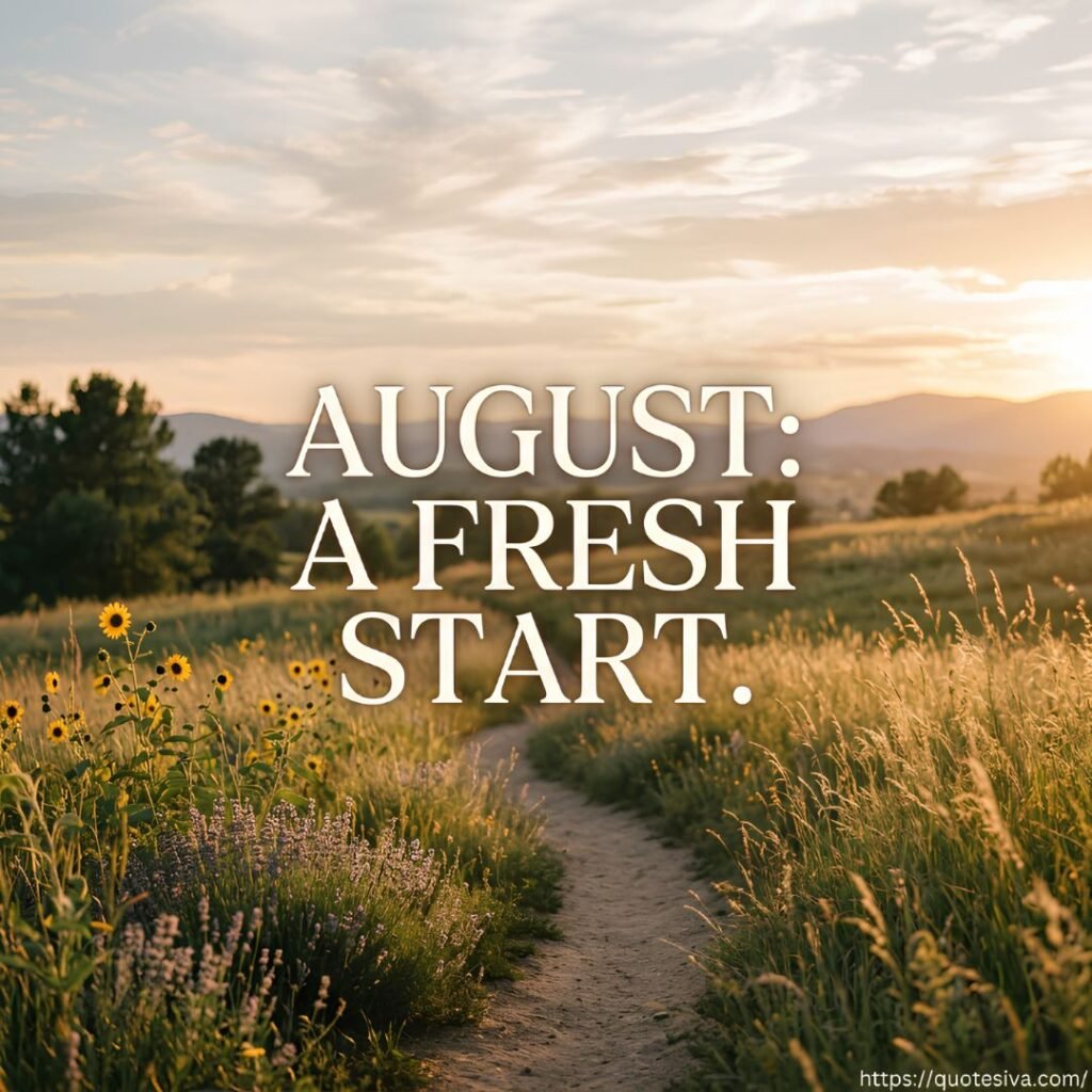 august inspirational quotes