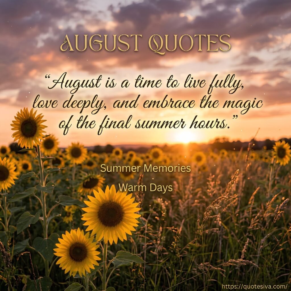august quotes