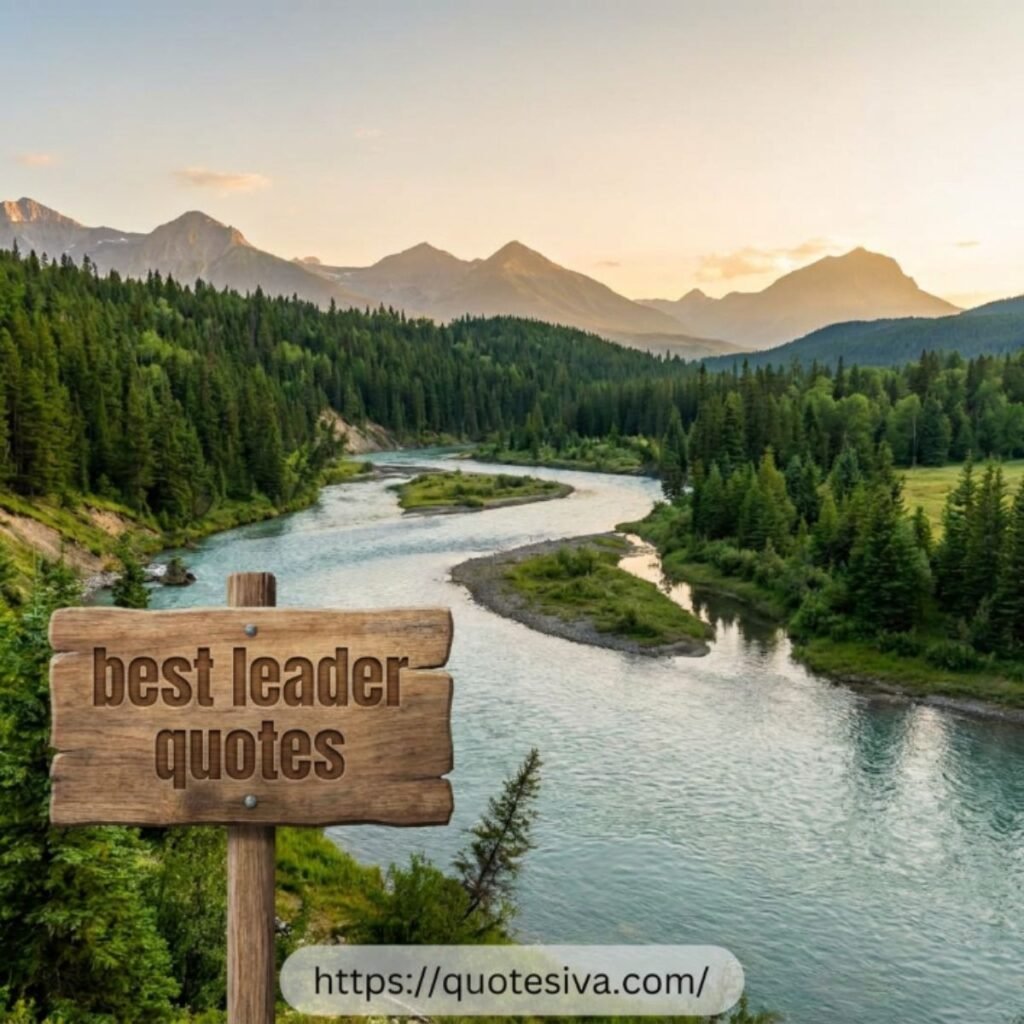 best leader quotes
