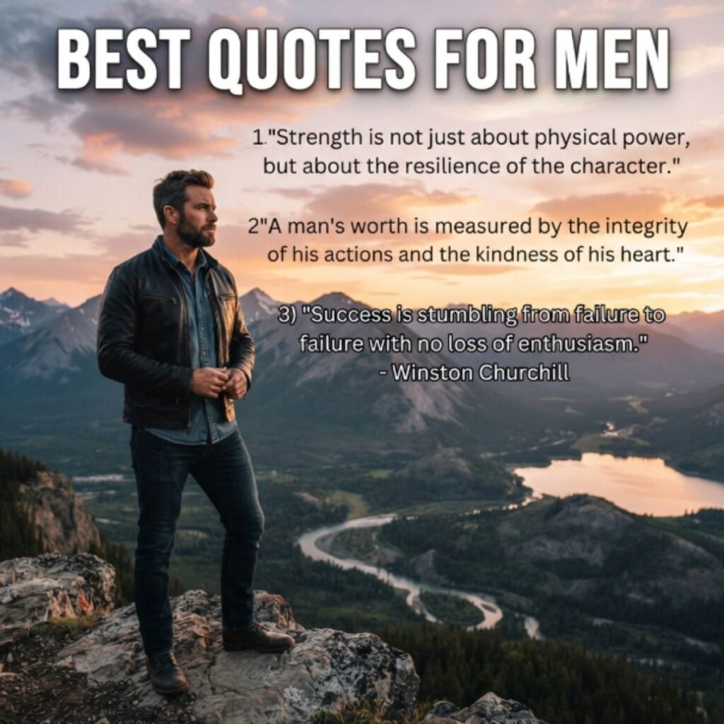 best quotes for men