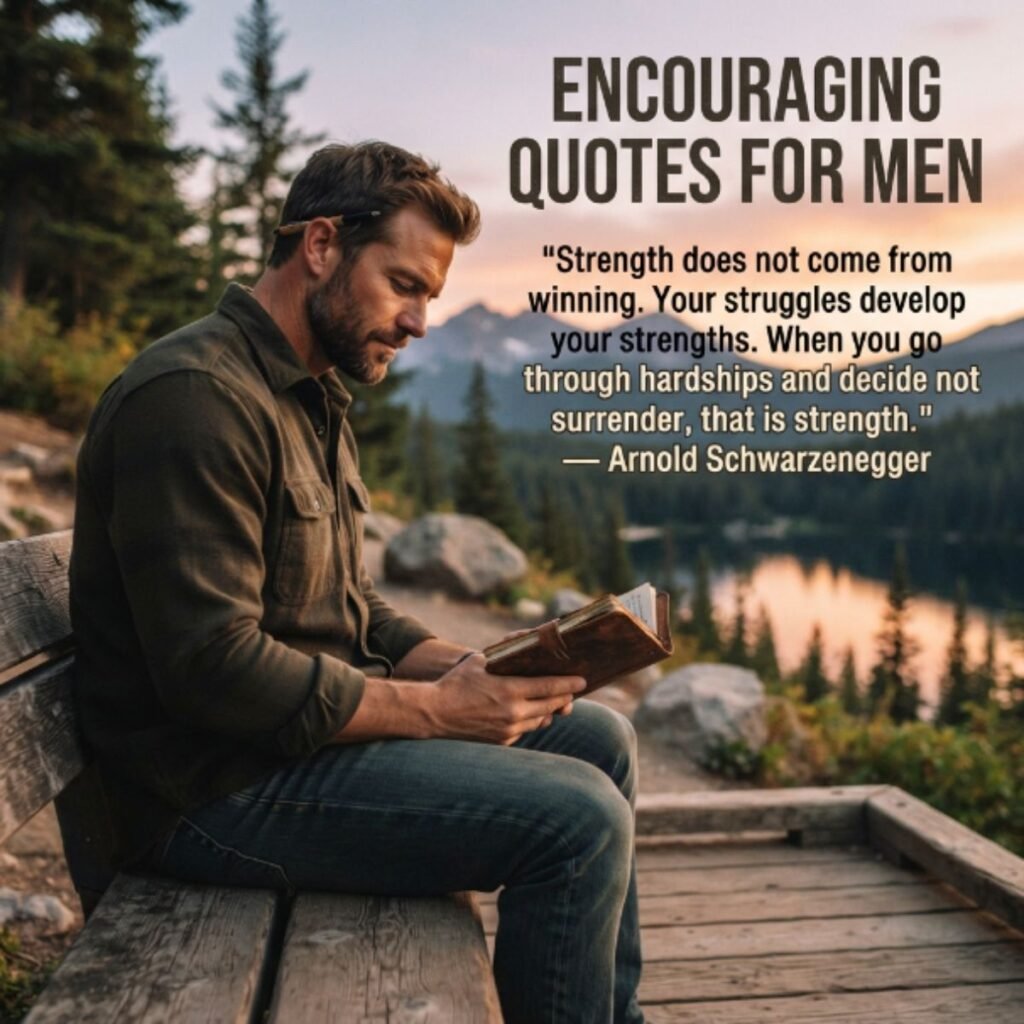 encouraging quotes for men