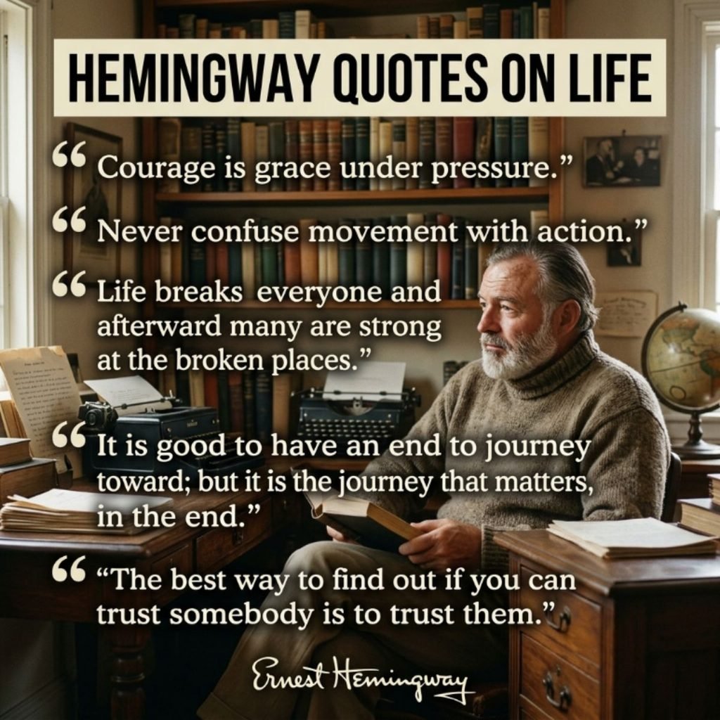 hemingway quotes on life
