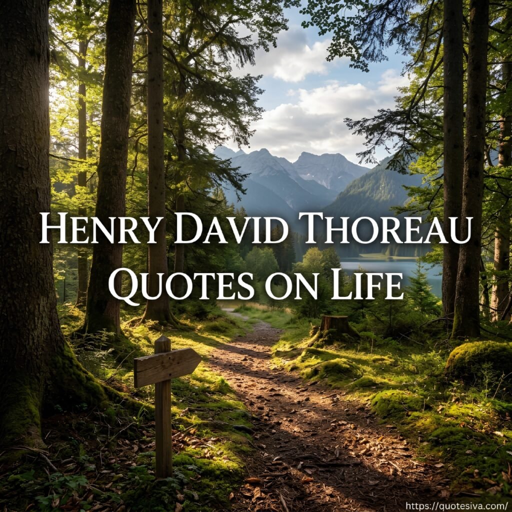 henry david thoreau quotes on life