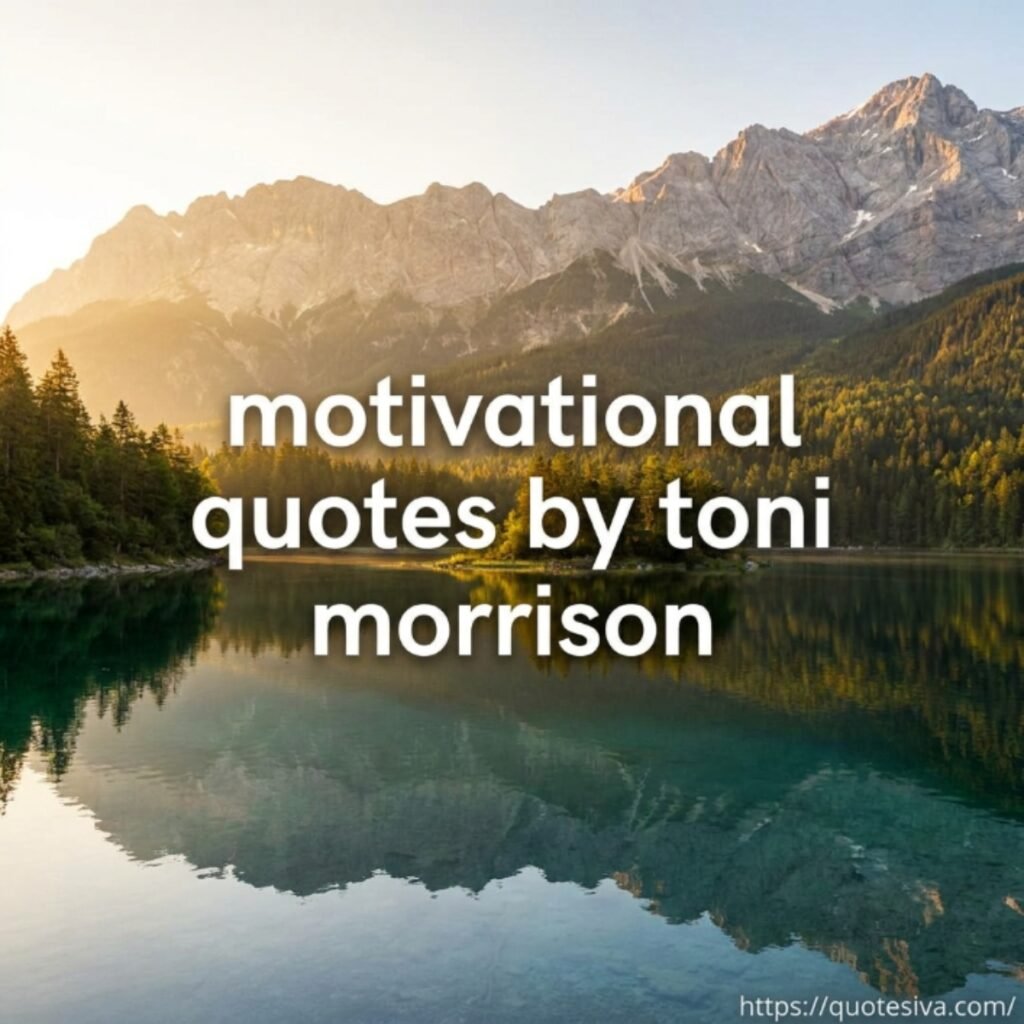 motivational quotes by toni morrison