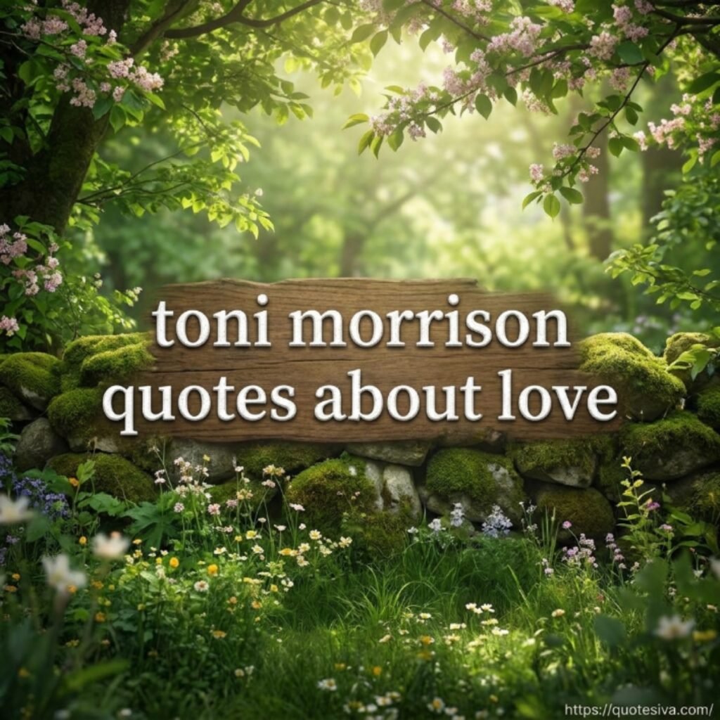 toni morrison quotes about love