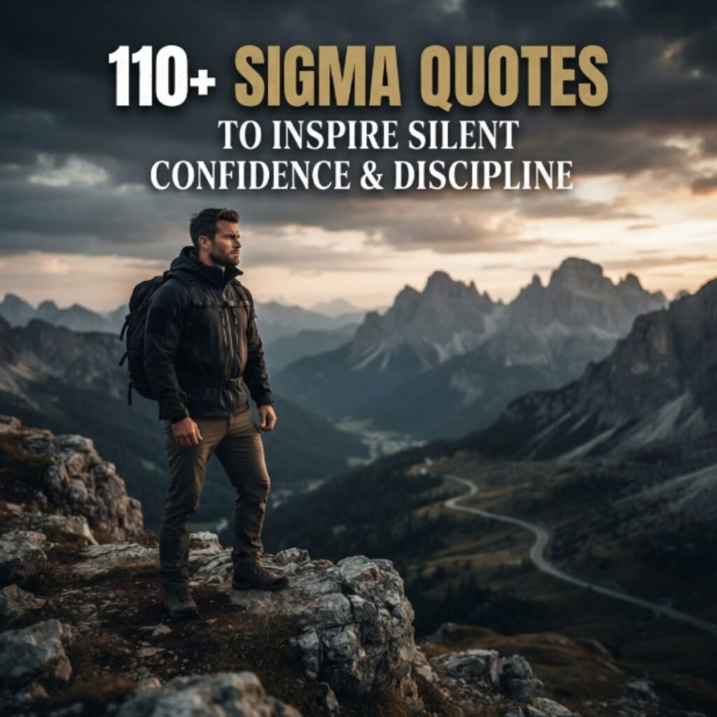 110+ Sigma Quotes To Inspire Silent Confidence & Discipline