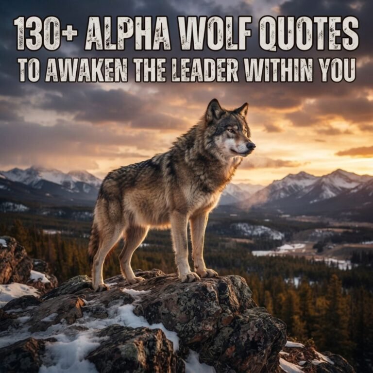 130+ Alpha Wolf Quotes To Awaken The Leader Within You