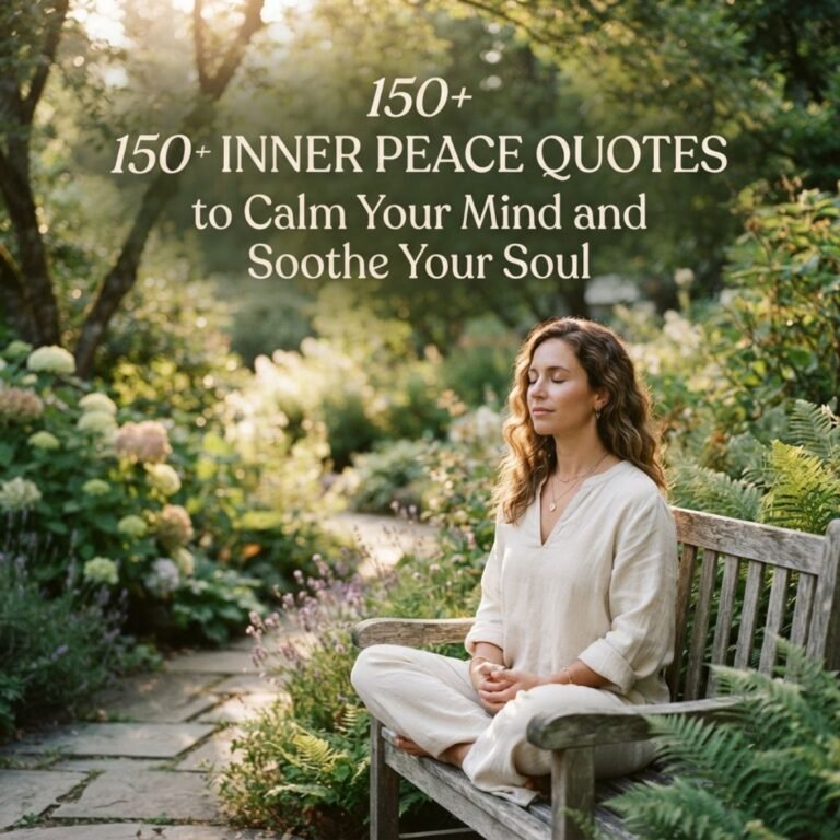150+ Inner Peace Quotes to Calm Your Mind and Soothe Your Soul