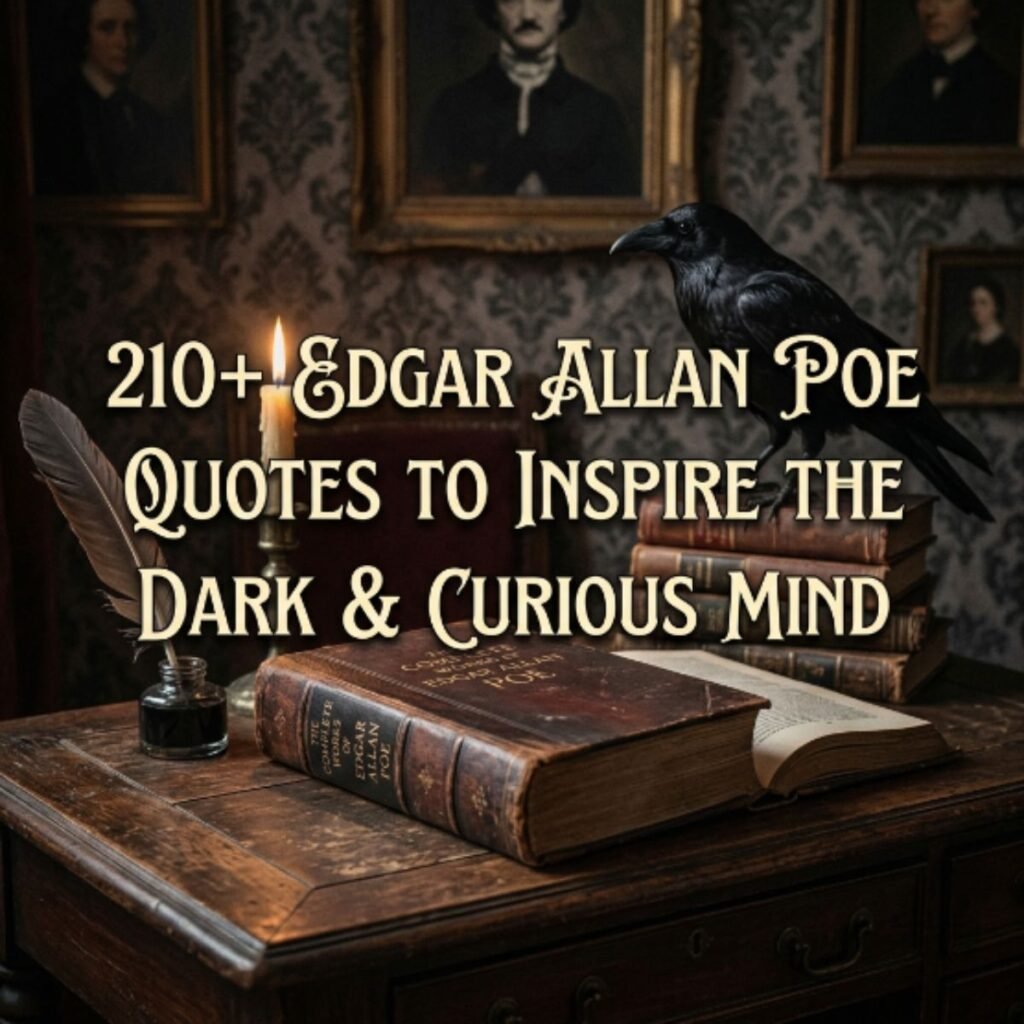 210+Edgar Allan Poe Quotes To Inspire The Dark & Curious Mind