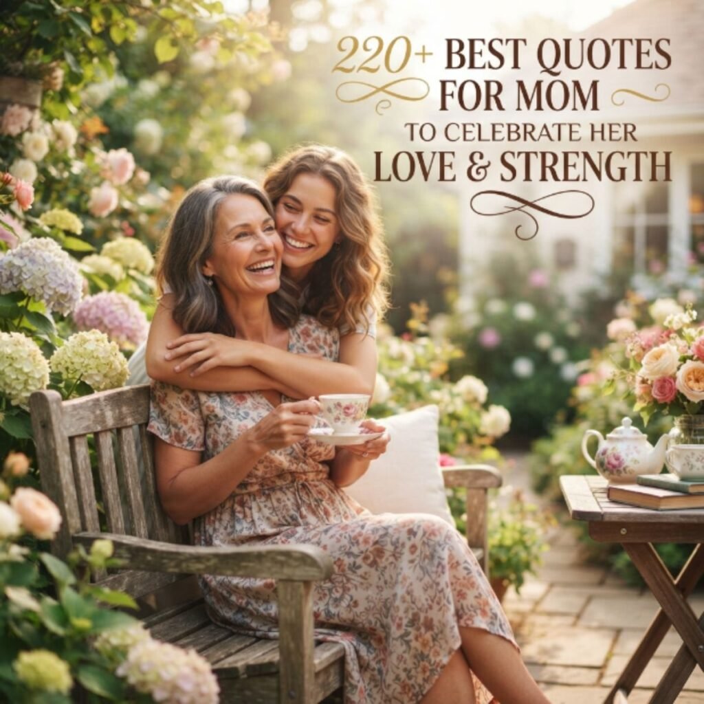 220+ Best Quotes For Mom To Celebrate Her Love & Strength
