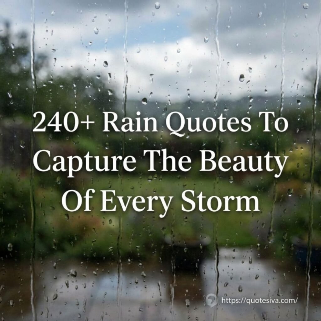 Rain Quotes