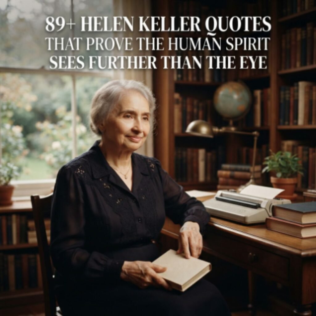 89+ Helen Keller Quotes That Prove The Human Spirit Sees Further Than The Eye
