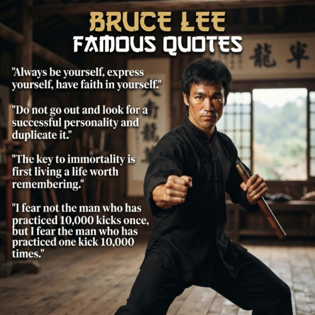 Bruce Lee Famous Quotes