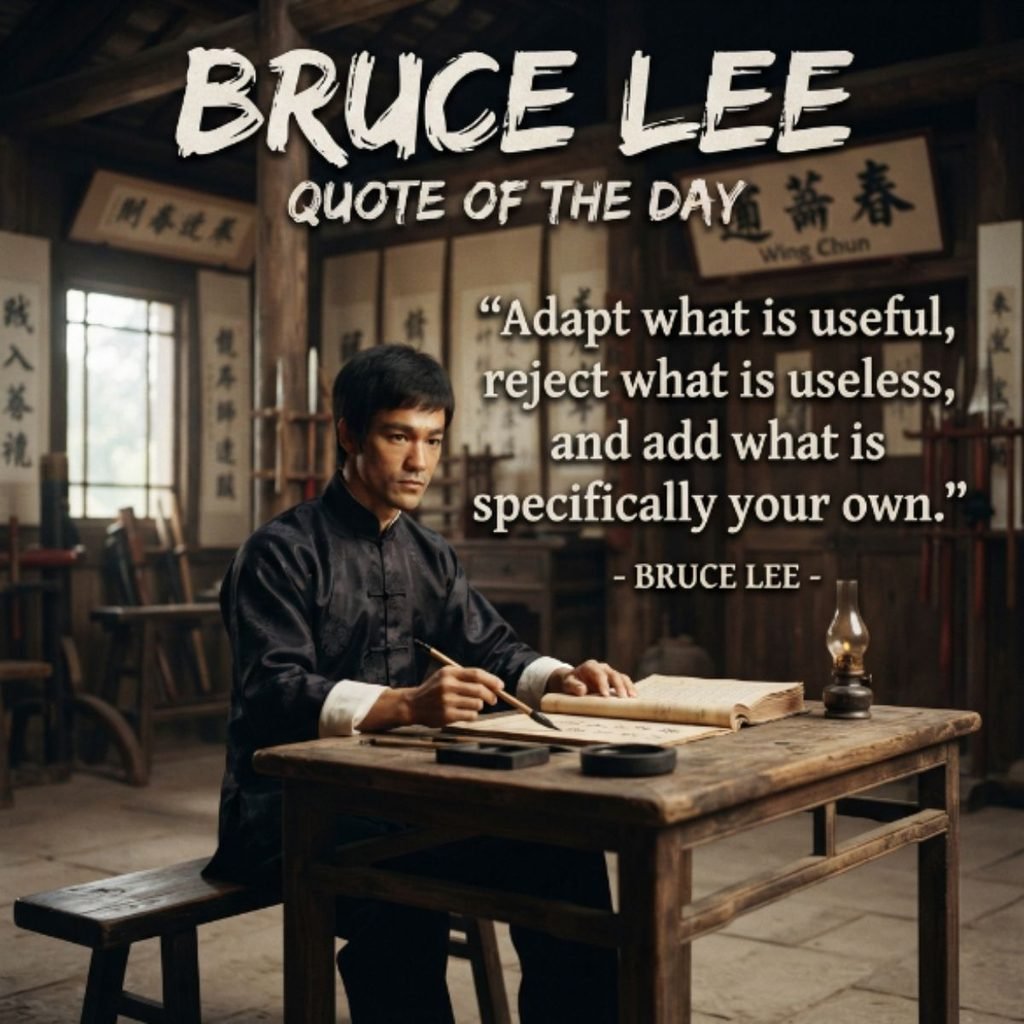 Bruce Lee Quote of the Day