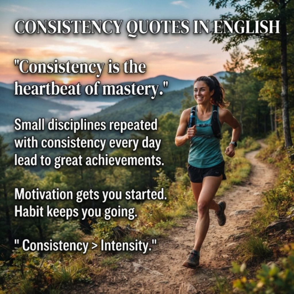 Consistency Quotes in English