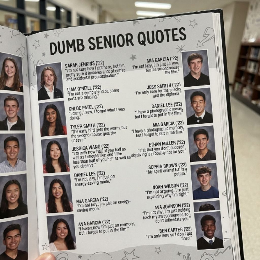 Dumb Senior Quotes