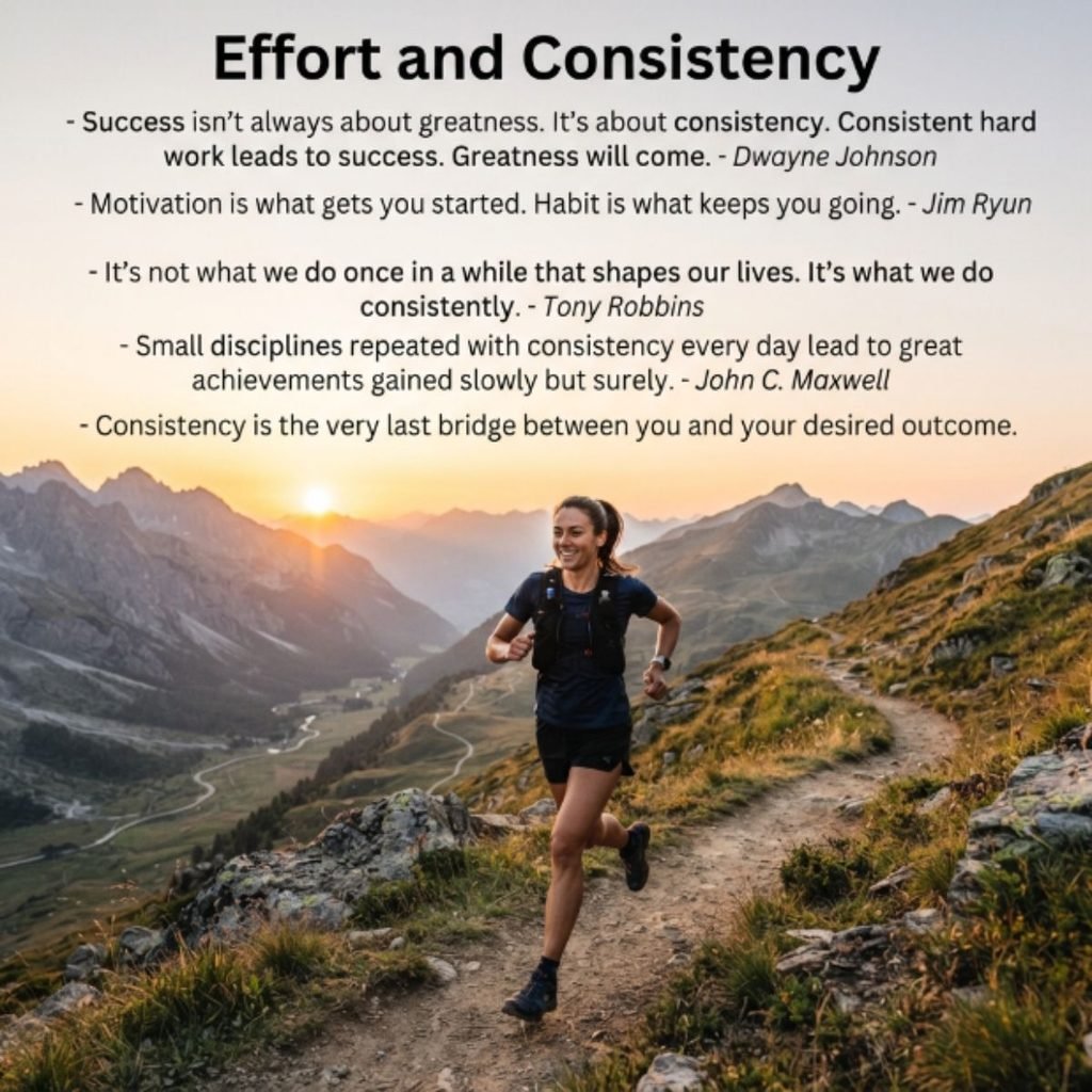 Effort and Consistency Quotes