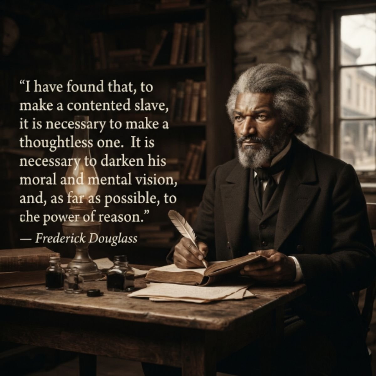 Frederick Douglass Quote About Slavery