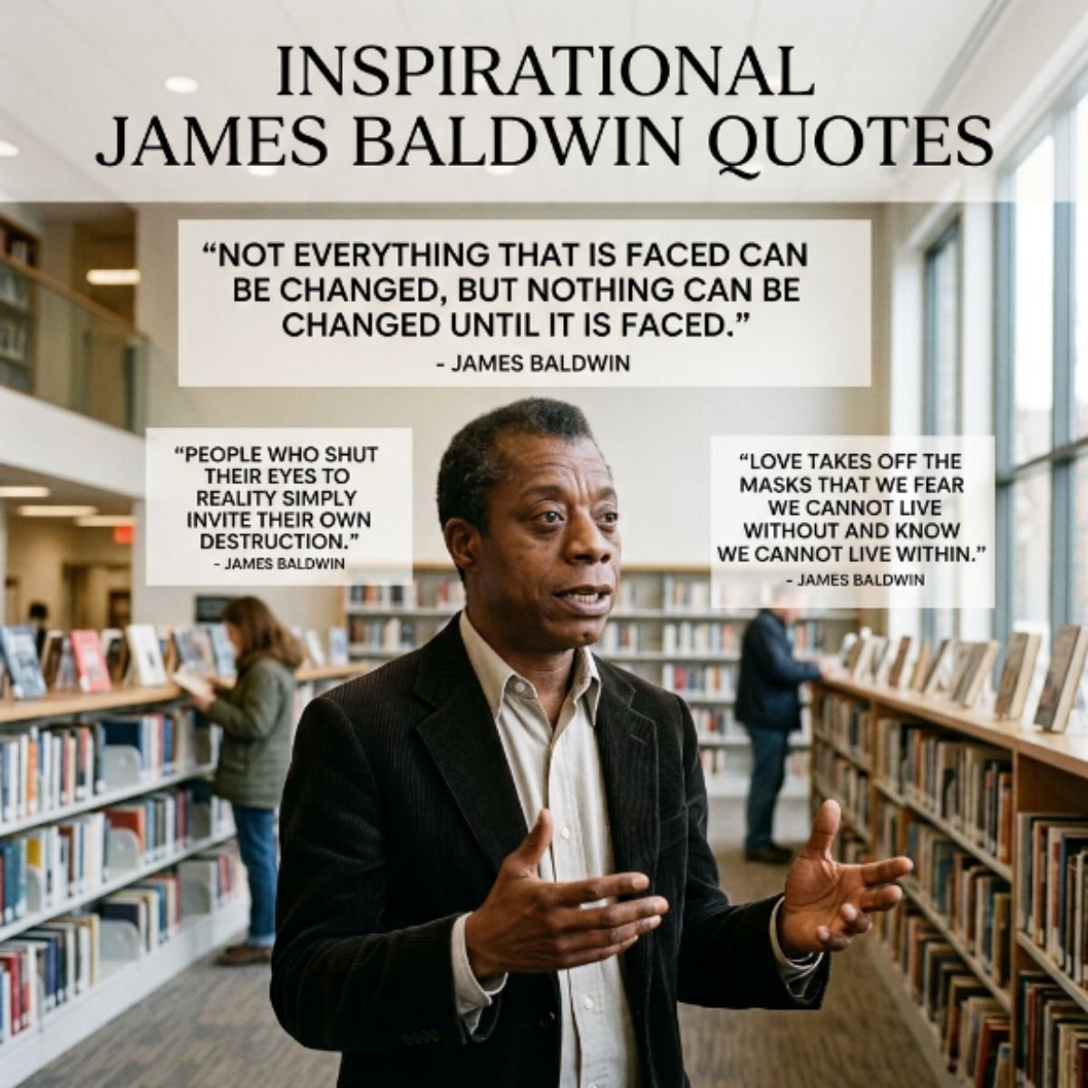 Inspirational James Baldwin Quotes