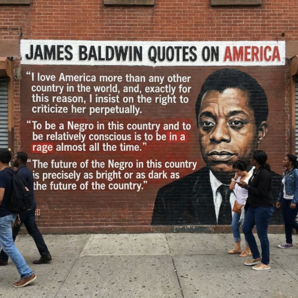 James Baldwin Quotes on America