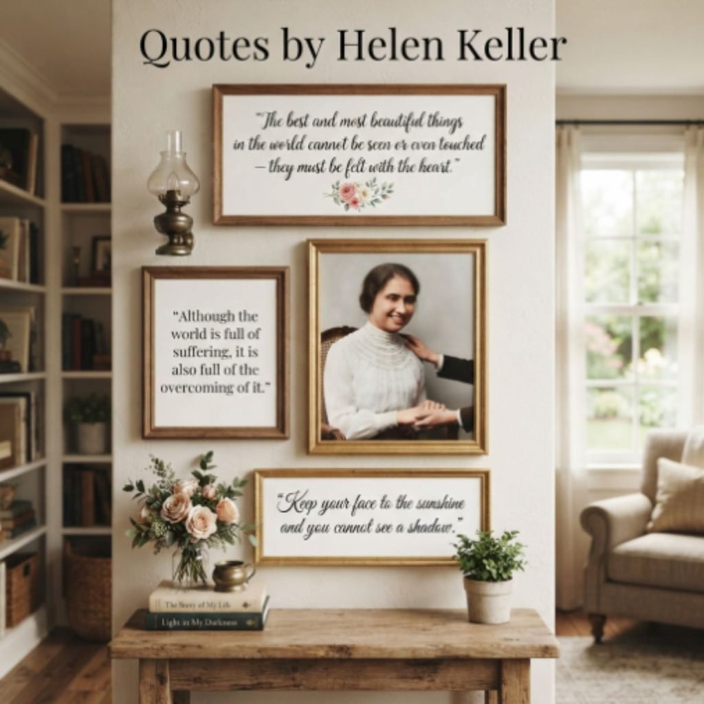 Quotes by Helen Keller