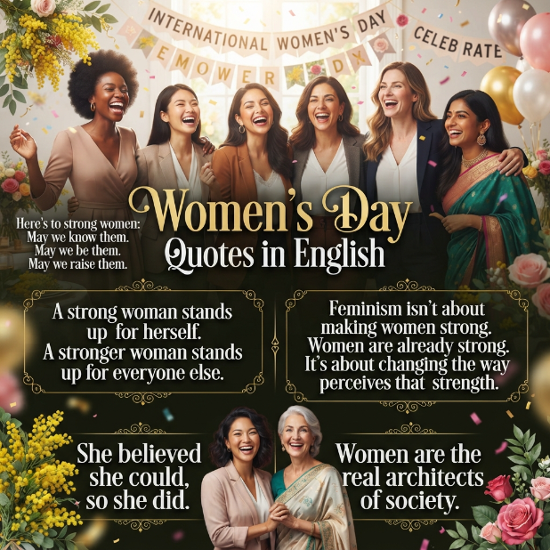 Women's Day Quotes in English