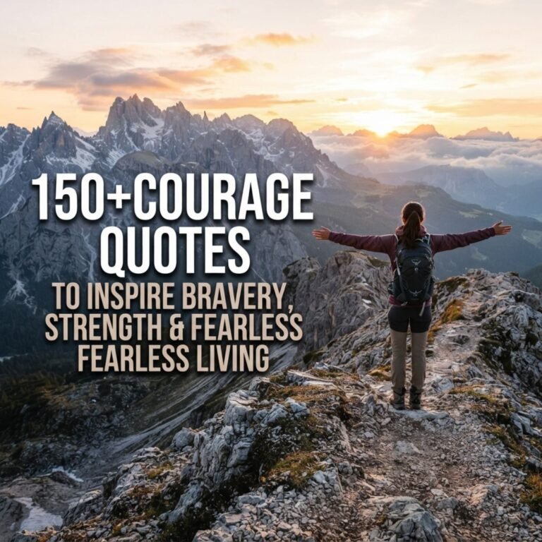 150+Courage Quotes To Inspire Bravery, Strength & Fearless Living