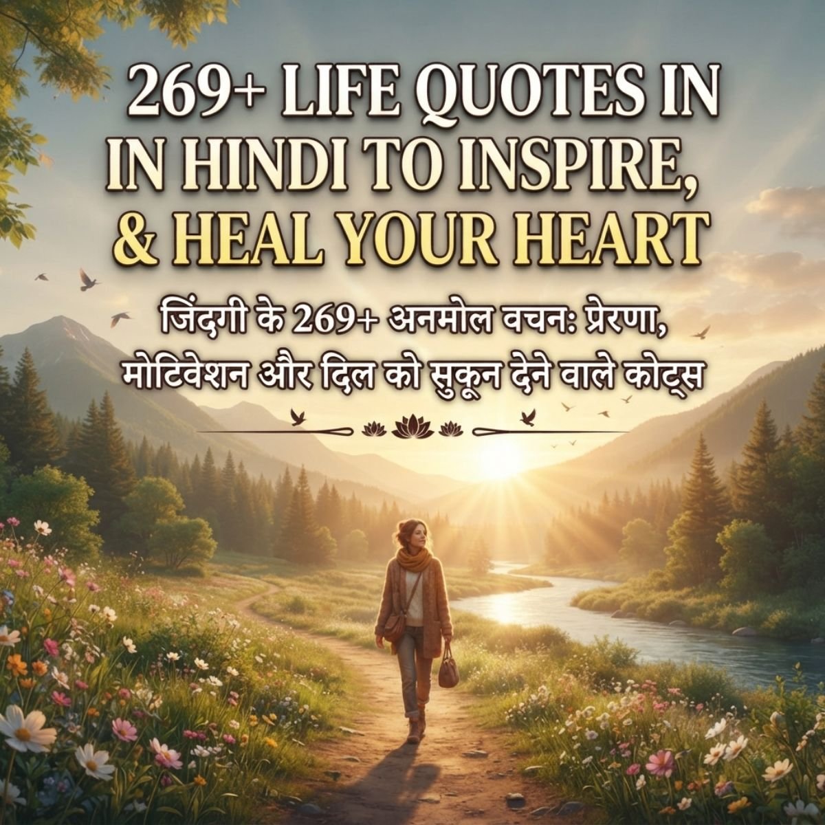269+ Life Quotes In Hindi To Inspire, Motivate & Heal Your Heart