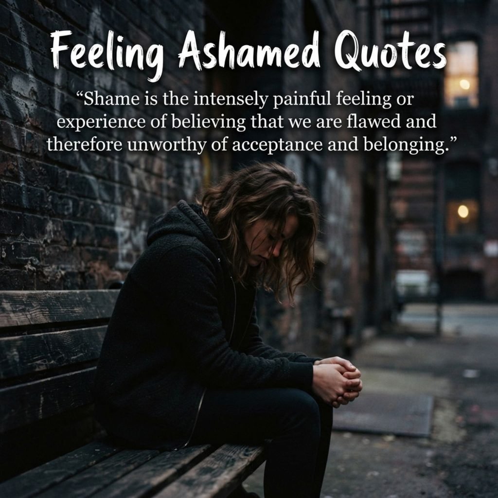 Feeling Ashamed Quotes