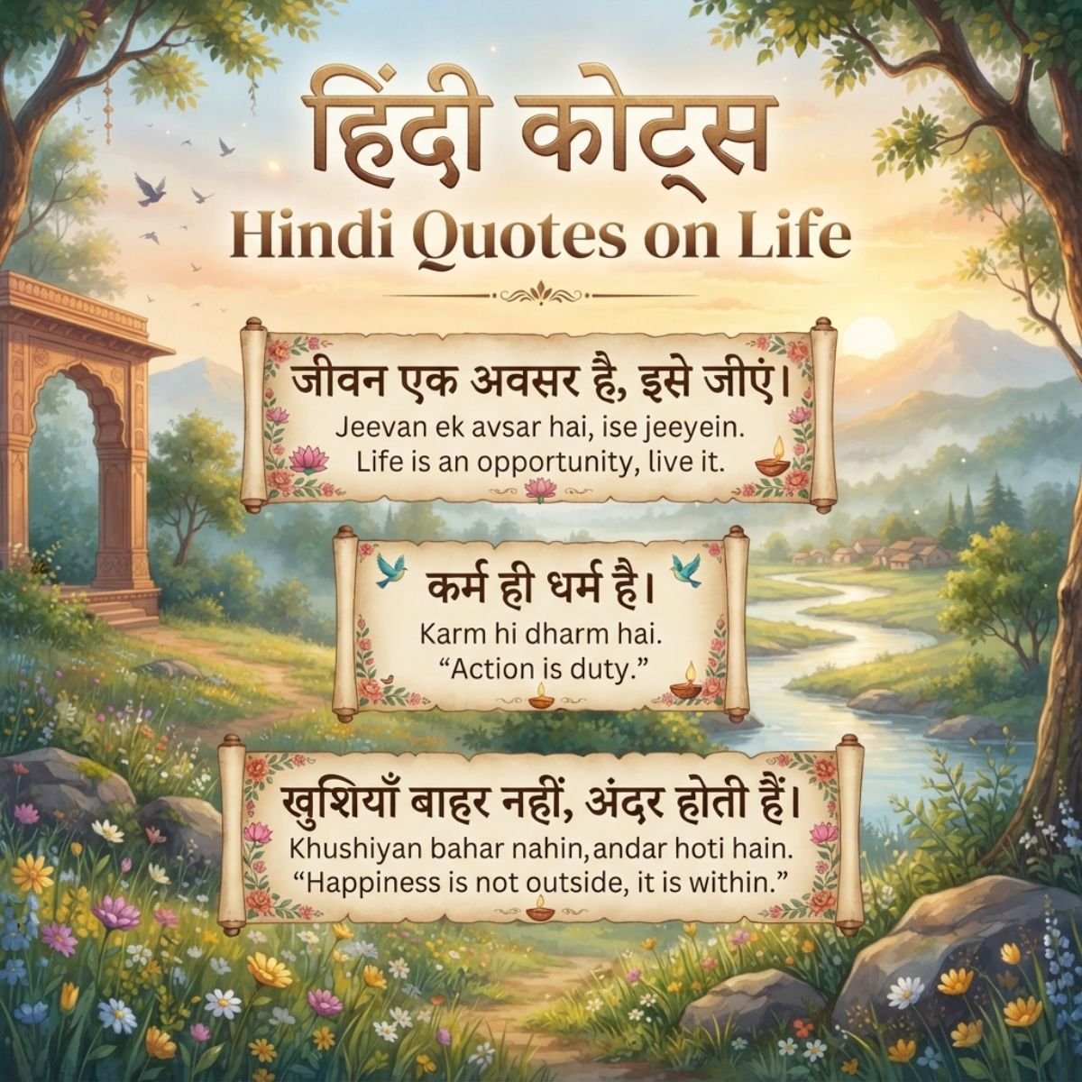 Hindi Quotes on Life