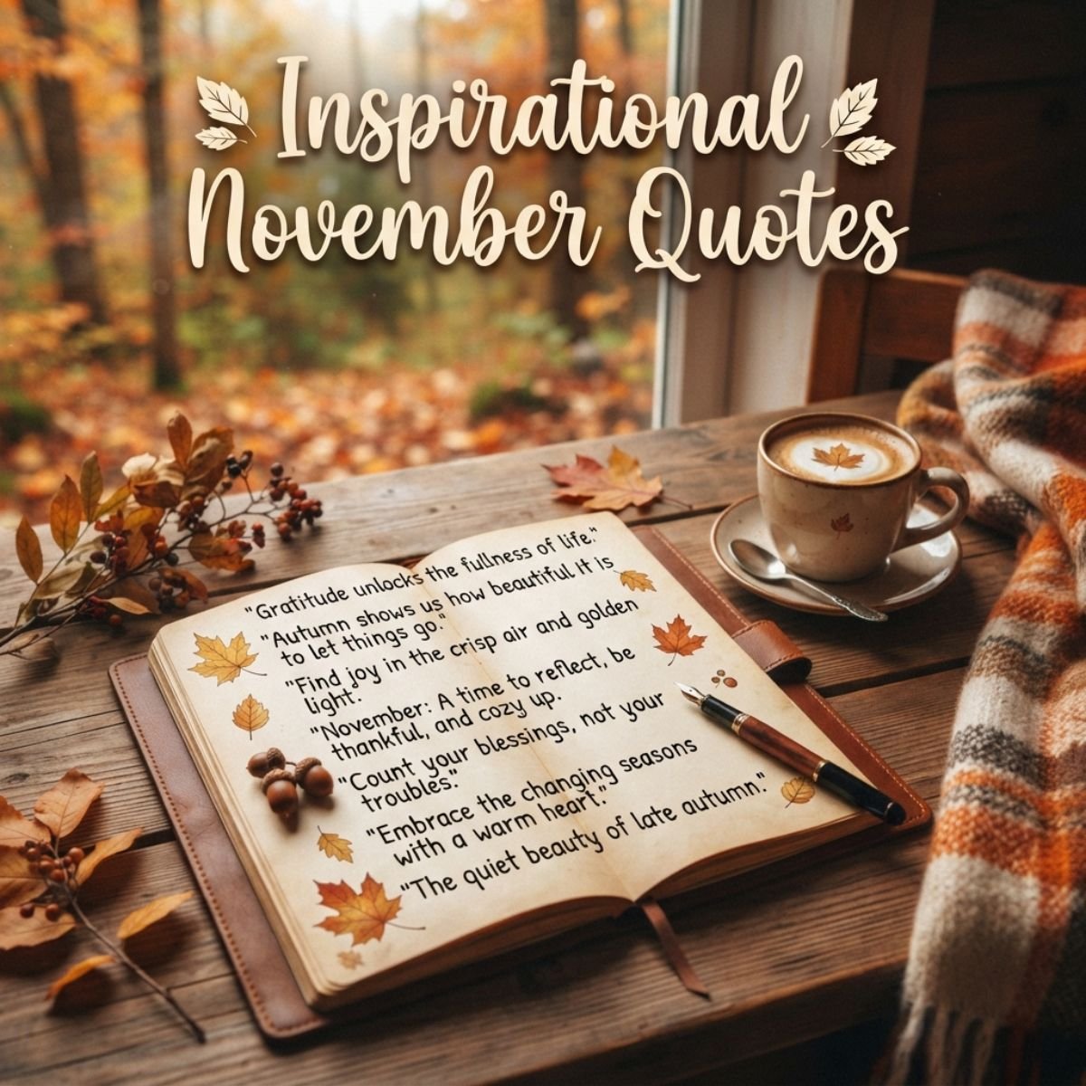 Inspirational November Quotes