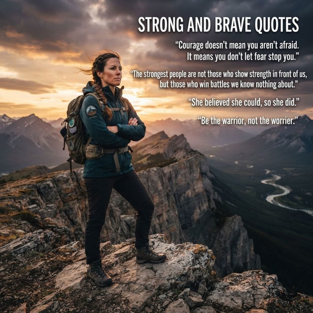 Strong and Brave Quotes