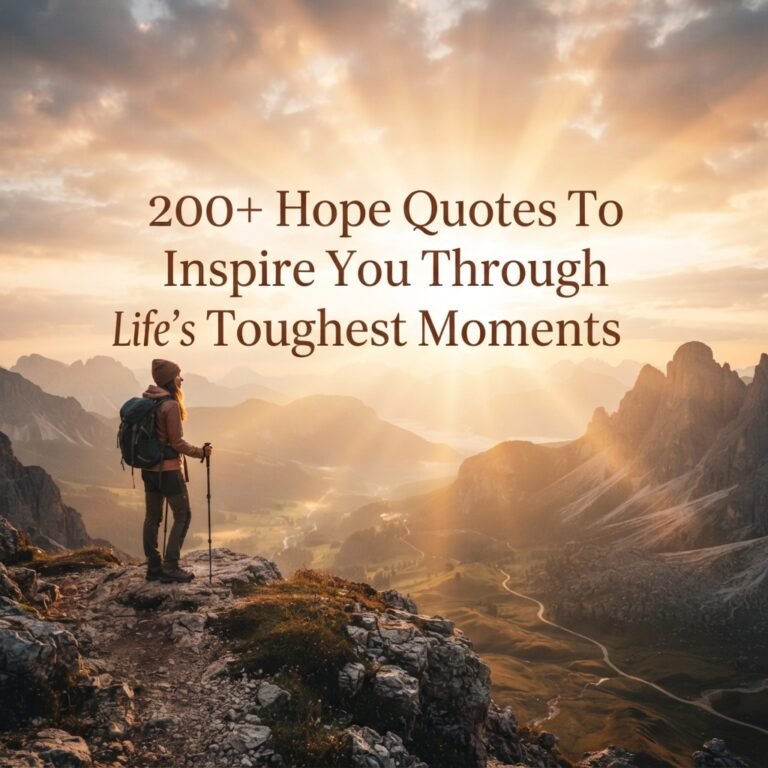 200+ Hope Quotes To Inspire You Through Life’s Toughest Moments